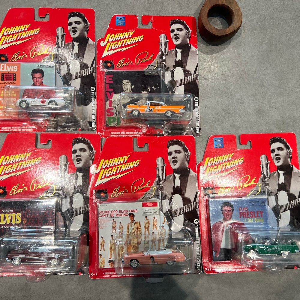 Johnny Lightning Elvis Presley Diecast Car Set